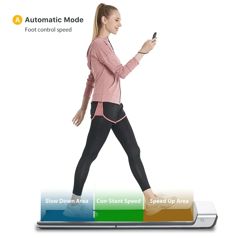 WalkingPad P1 Thin Folding Electric Treadmill Foldable Pad Remote/APP Control Cinta De Correr Treadmil Fitness For Home