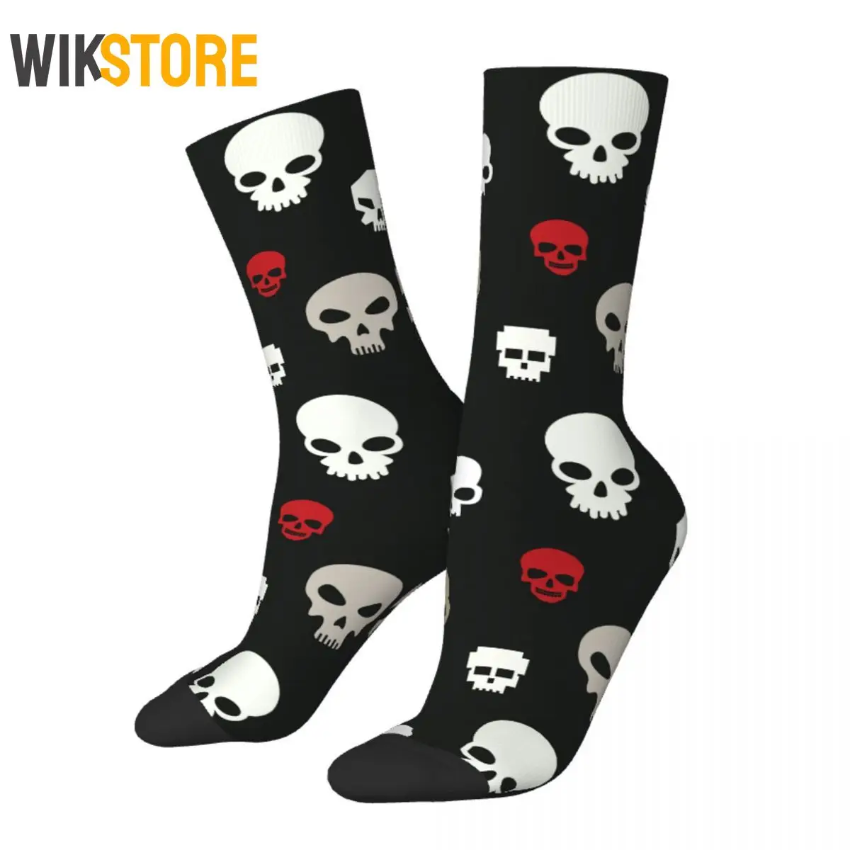 

New Men's Socks Fashion Skulls Pattern Sock Sport Women Socks Spring Summer Autumn Winter Breathable Cute Sock