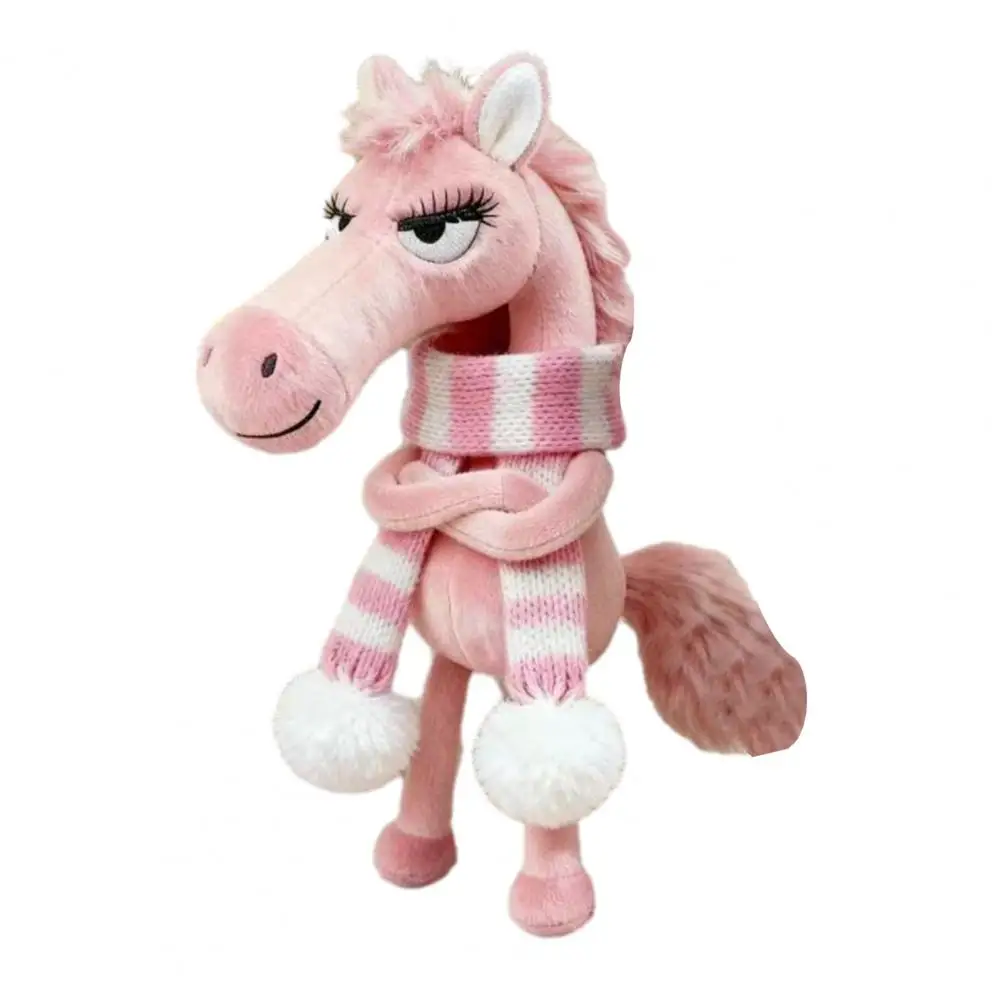 ぬいぐるみ黒馬ぬいぐるみキーホルダー柔らかいぬいぐるみペンダントかわいい布で満たされた馬のアクセサリーバッグバックパックハンドバッグギフト用