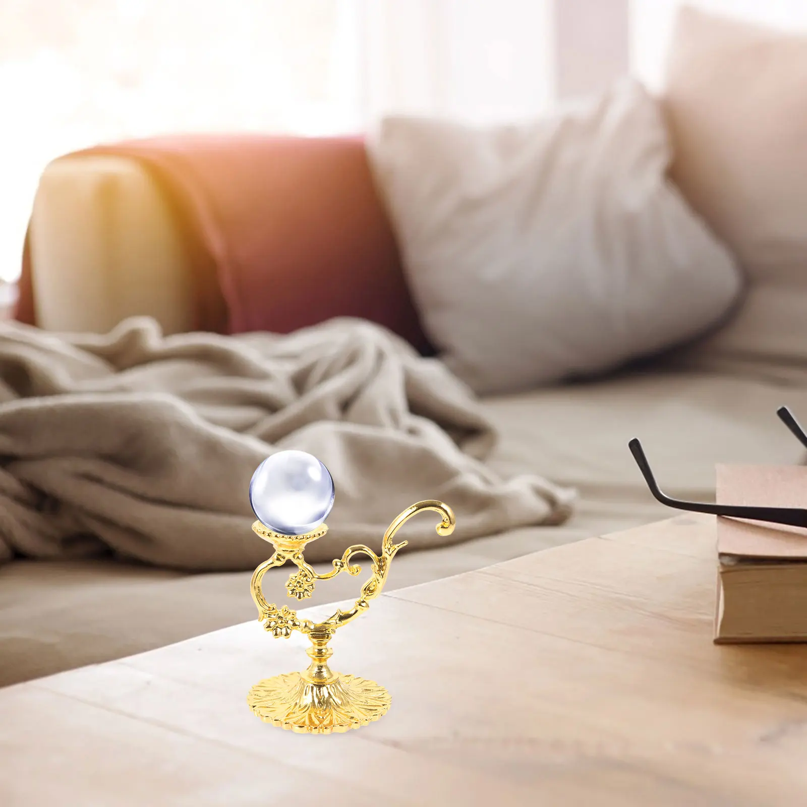 

1pcs Crystal Ball Metal Stand Desktop Crafts Display Rack Sphere Holder for Crystal Holder Home Decor Gifts Stone Art