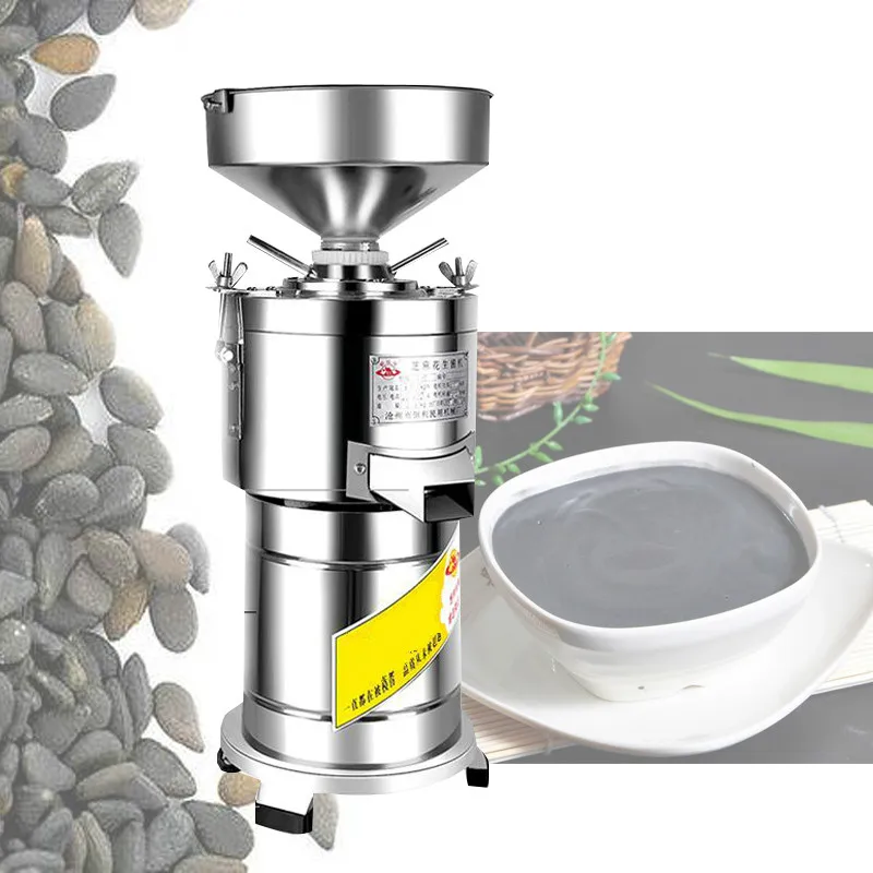 

Commercial Sesame Nuts Butter Grinding Pulping Machine Peanut Almond walnut Sauce Paste Cream Maker Grinder