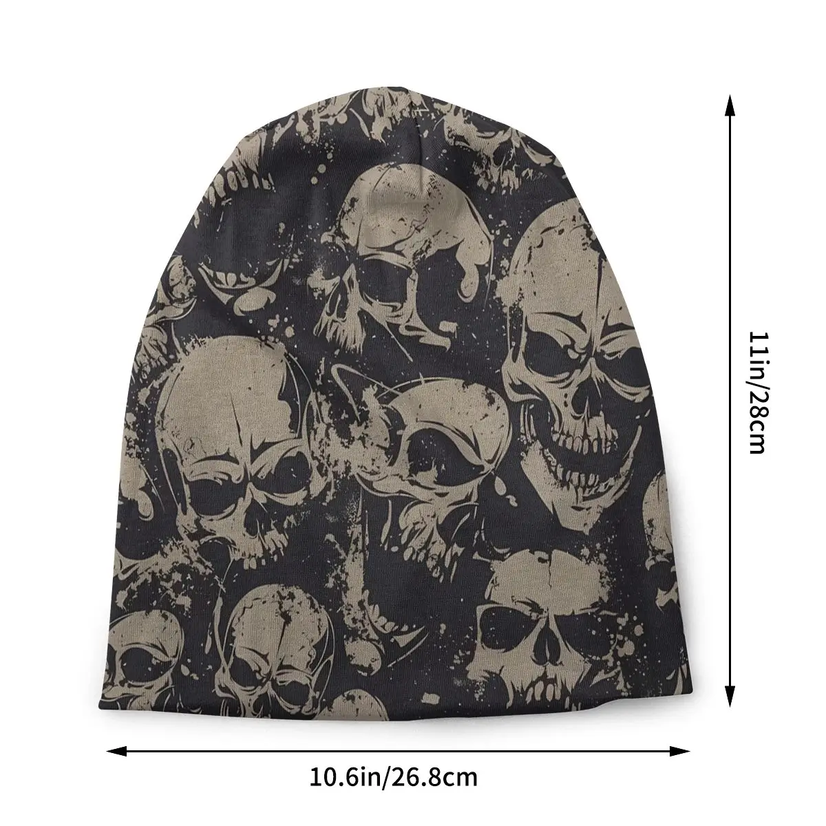 Skull Bone Skeleton Outdoor Hats Grunge Skulls Thin Hat Bonnet Special Skullies Beanies Caps Men Women's Earmuffs