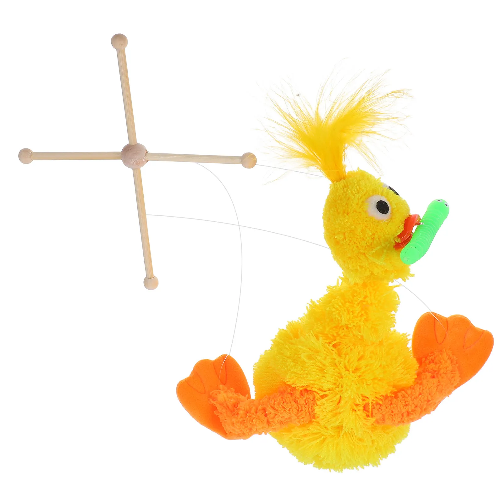 Stuffed Animals Puppet For Living Room Decoration Teacher Cute String Soft Marionette Interactive Pull Control