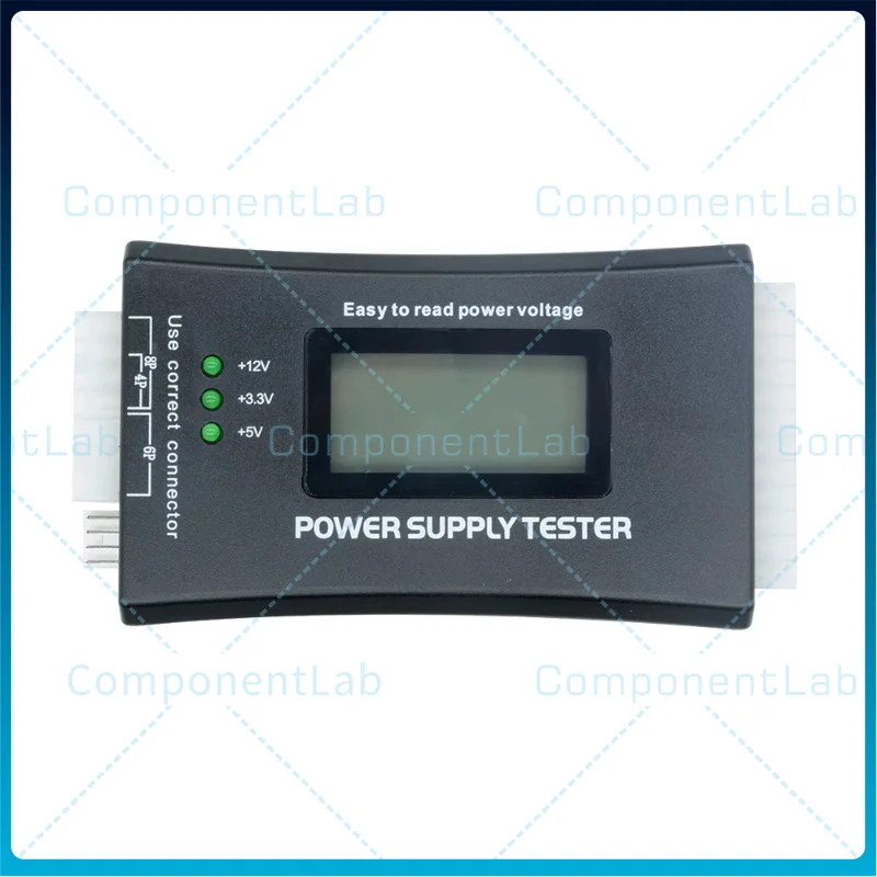 2pcs ATX Power Supply Repair Tool Tester LCD Detector Computer Diagnostic Card