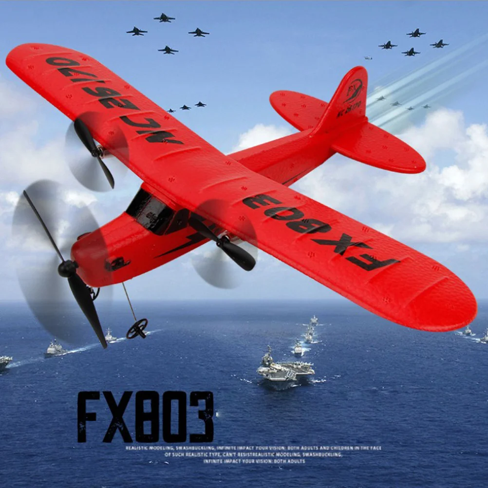 

Remote Control Airplane Material 2.4g Fixed Wings Aircraft Extended Life Smooth Surface Safe