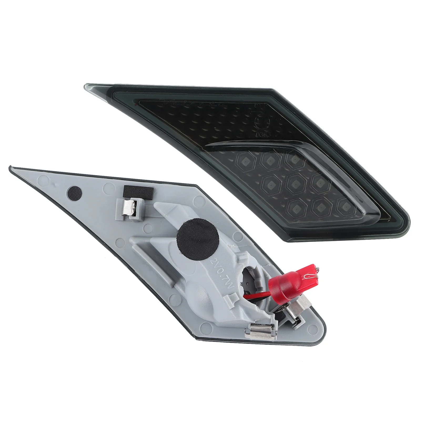 

Pair LED Side Marker Blinker Turn Signal Leaf Lights Smoked Lens SC2554100 Fit For Scion FR‑S/Subaru BRZ/ Toyota GT86 2013‑2020