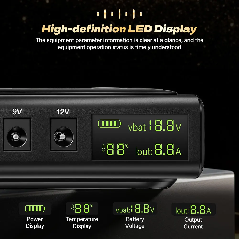 EU Plug Mini UPS Battery Backup Without Battery UPS Backup Battery Power Supply Supports 5V/9V/12V for Router Modem Camera