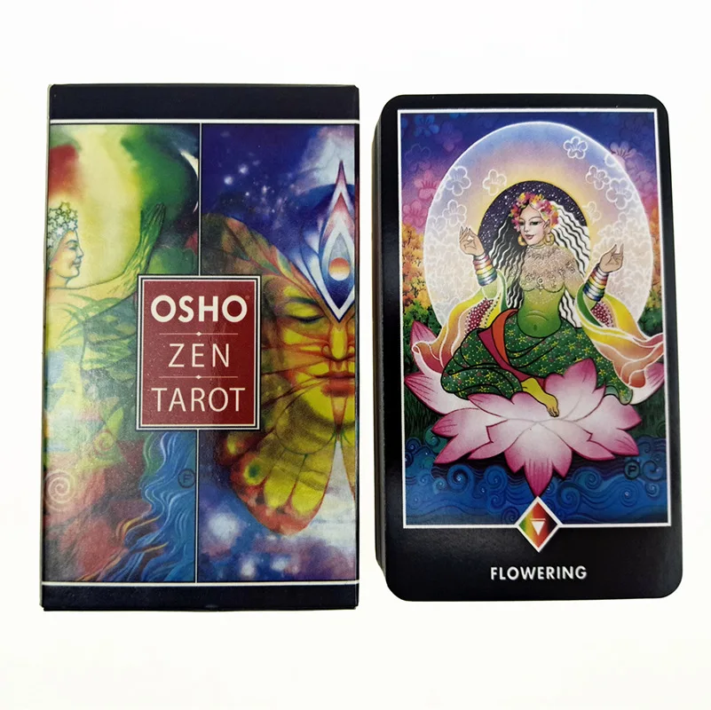Osho Zen Tarot Cards A 78Pcs Deck English Version Family Gatherings Divination Edition Board Game Cards