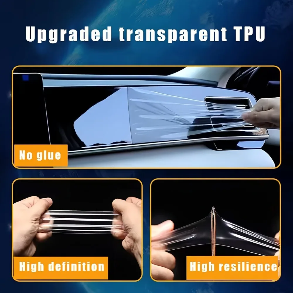 For Toyota CHR 2023 2024 2025 Tpu Transparent Protector Film Car Interior Sticker Center Console Screen Car Interior Accessories - view 3