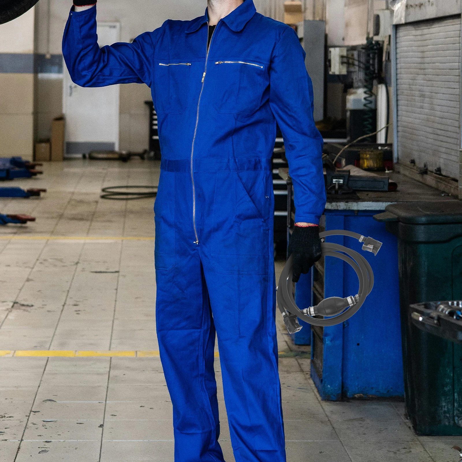 

Oil Transfer Hose Hand Pump Manual Rubber Hose Durable Fuel Transfer Pump for Water Oil Gas Pumps