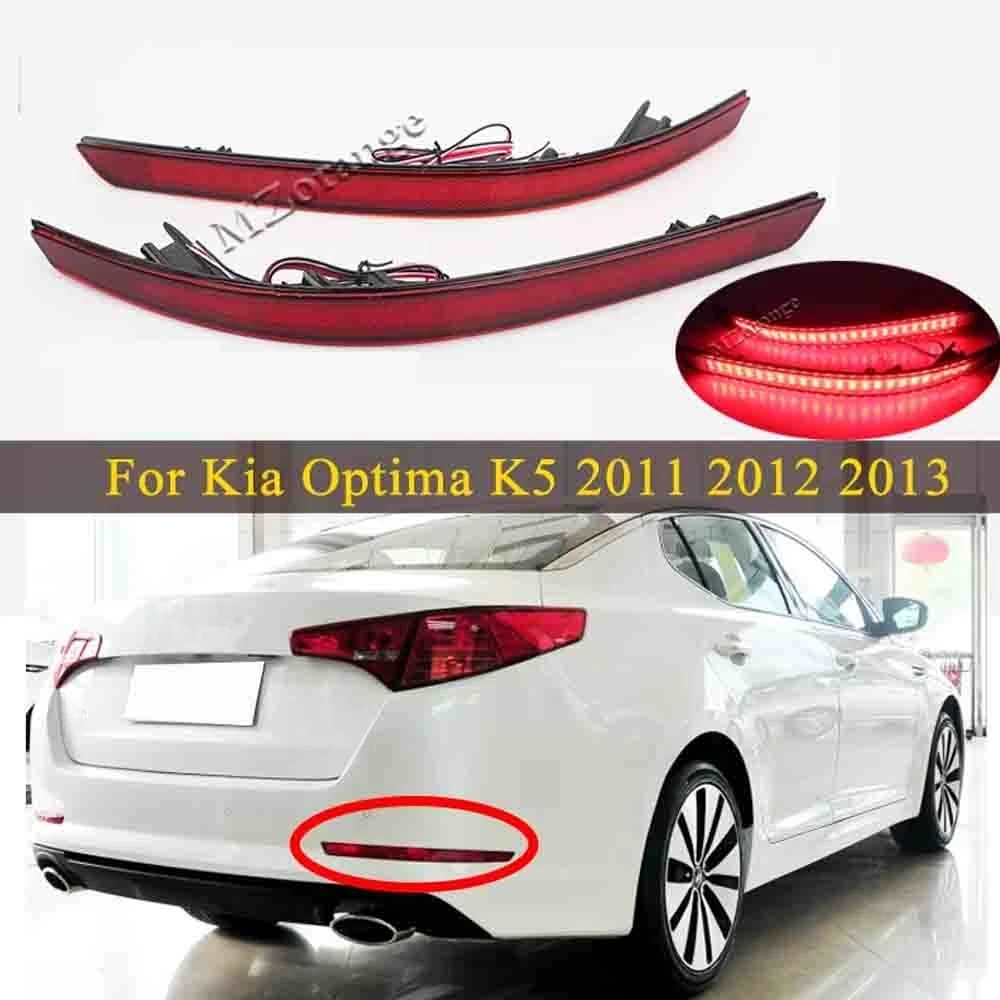 

1 Pair LED Rear Bumper Reflector Light For Kia Optima K5 2011 2012 2013 Brake Tail Stop Turn Signal Lamp Car Product Accessories