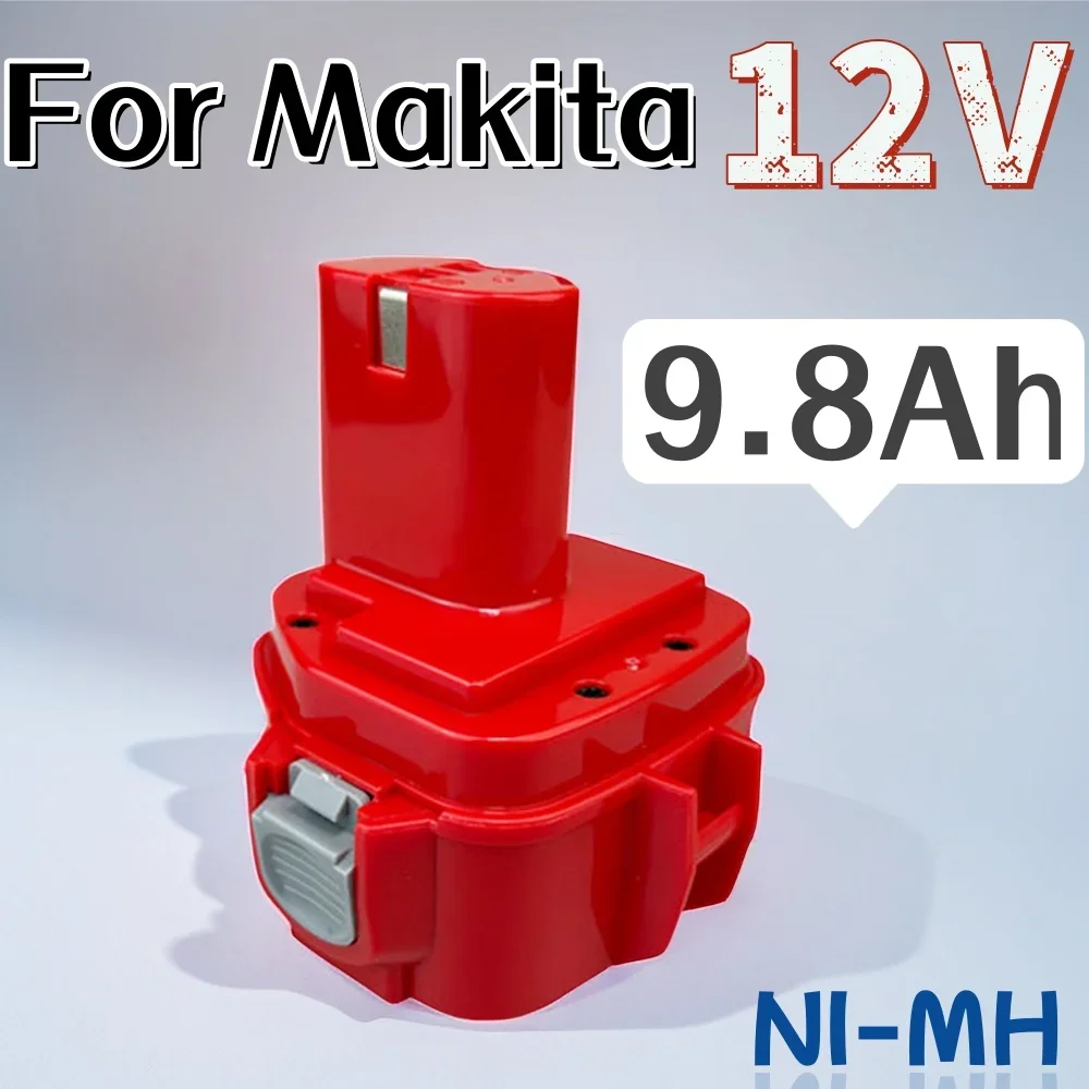 Replacement Battery For Makita 12V 9800mAh NiMH Rechargeable Battery Power Tools Bateria PA12 1220 1222 1235 1233S 6271D L50