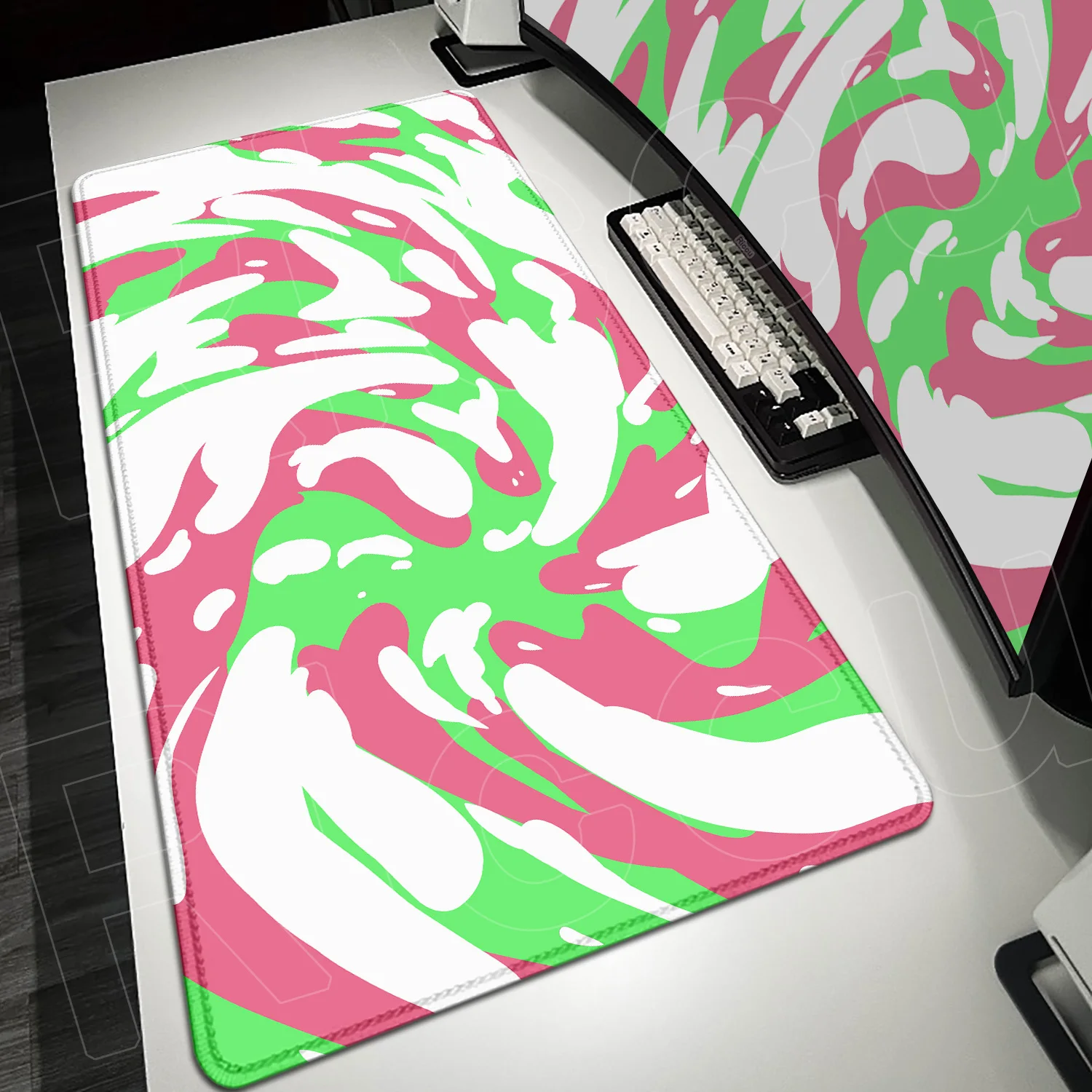 

Strata Liquid Gaming Mouse Pad Gamer Speed Mouse Mat Xxl Company Large Desk Mat Washable Keyboard Mousepad PC Office Accessories