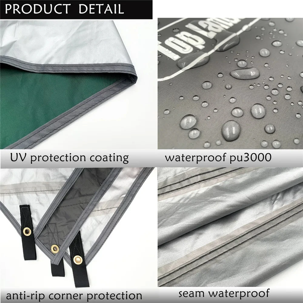 六角形キャンプタープ 4.1 × 4.1 メートル防水テント - Sun Sail Shade のレビューと価格