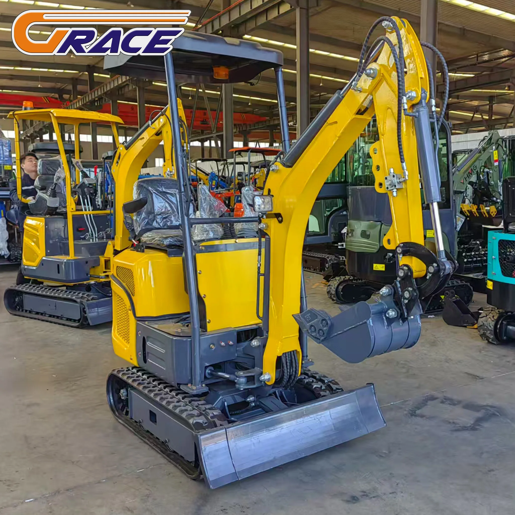 Penjualan Panas Mesin Excavator Rumah Tangga Baru Crawler Digger Mini Excavator Hidrolik EURO 5 Epa Mesin Kubota Excavator Crawler 1.8 Ton