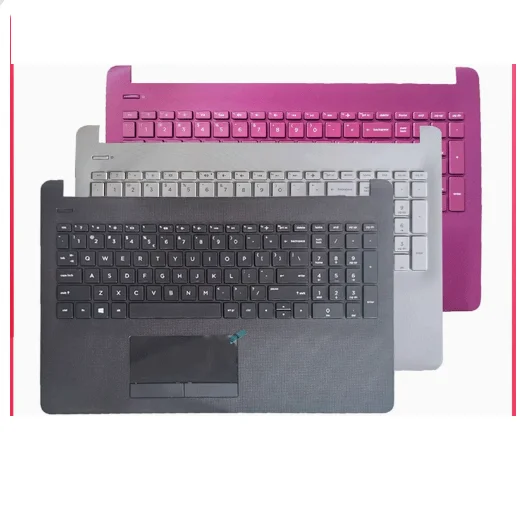 New For HP 15-BS 15-BR 15-BW 15T-BR 15Q-BU 15T-BS 15Z-BW 250 255 G6 TPN-C129 130 With Palmrest Case Cover keyboard Test Perfect