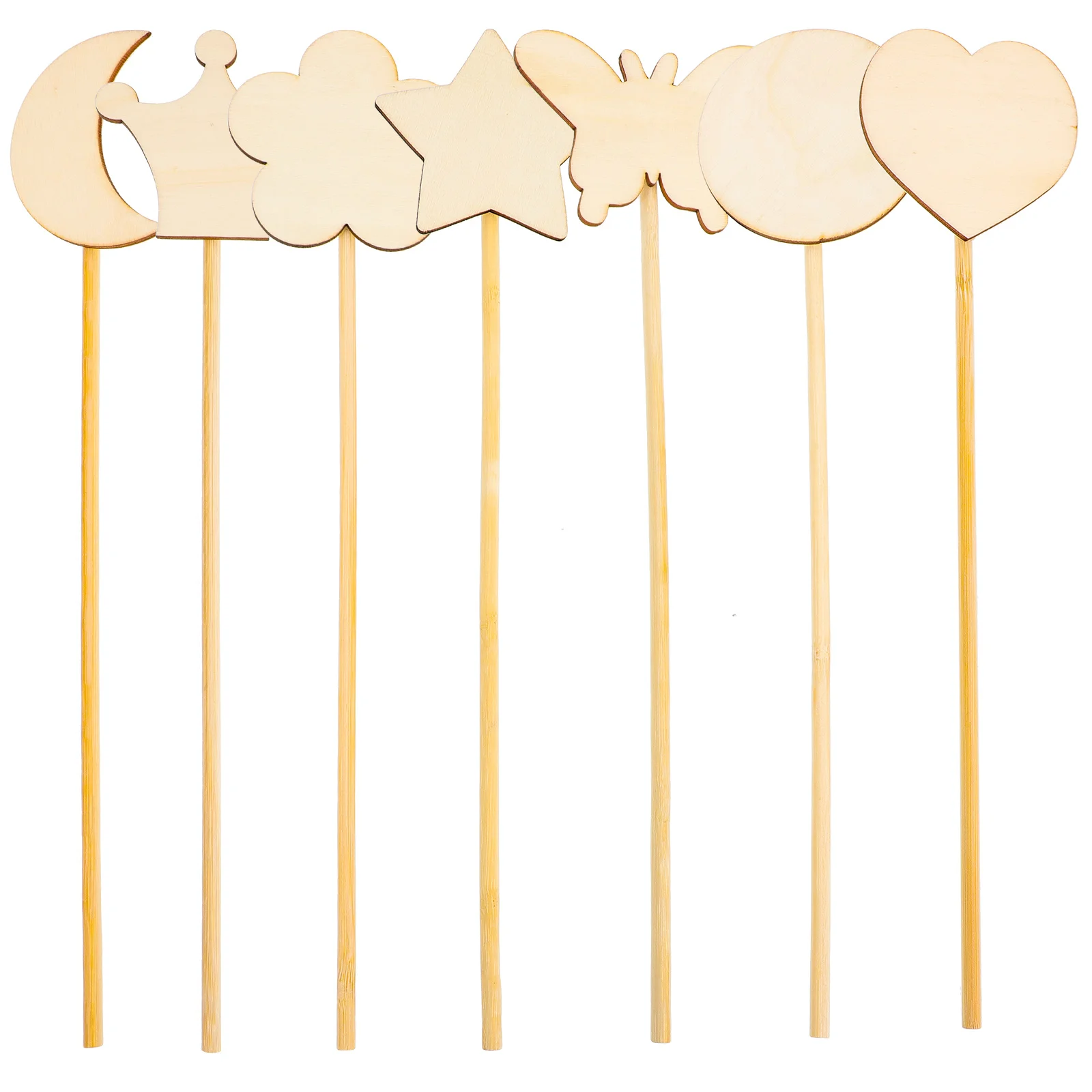 ไม้กายสิทธิ์ DIY 12 ชิ้น ไม้สำหรับงานฝีมือแบบยังไม่เสร็จ สำหรับเด็ก ระบายสี วาดภาพ ฝึกการประสานมือและตา ของขวัญสร้างสรรค์