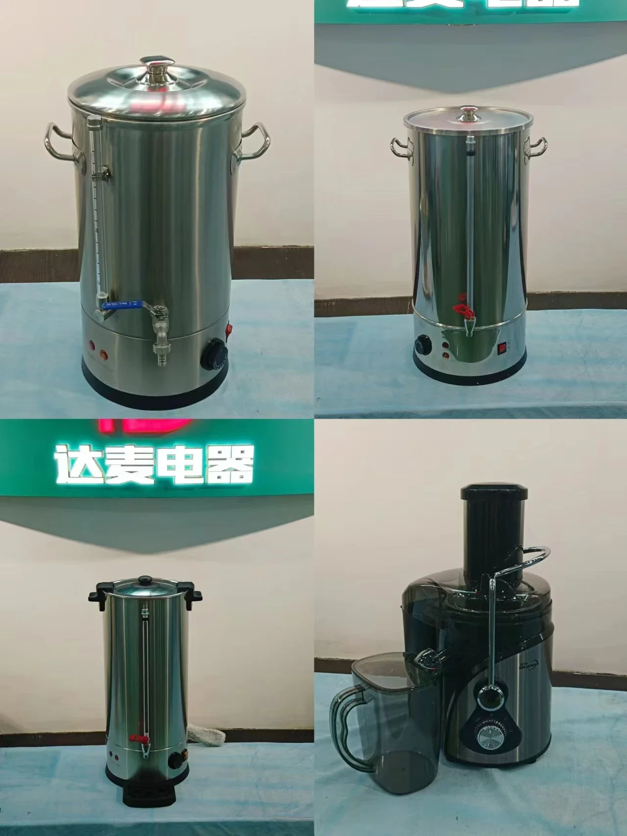 เครื่องต้มน้ำไฟฟ้าทำจากสเตนเลส teko listrik เชิงพาณิชย์เครื่องใช้ไฟฟ้าในครัว