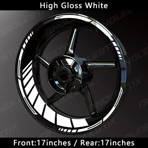 Reflective Motorcycle Wheel Stickers Hub Decal Rim Stripe 17 Inch Fit For YAMAHA Honda Kawasaki Suzuki BMW KTM Husqvarna Triumph - Image 4