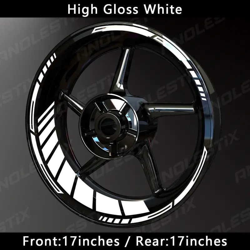 Reflective Motorcycle Wheel Stickers Hub Decal Rim Stripe 17 Inch Fit For YAMAHA Honda Kawasaki Suzuki BMW KTM Husqvarna Triumph - Image 4