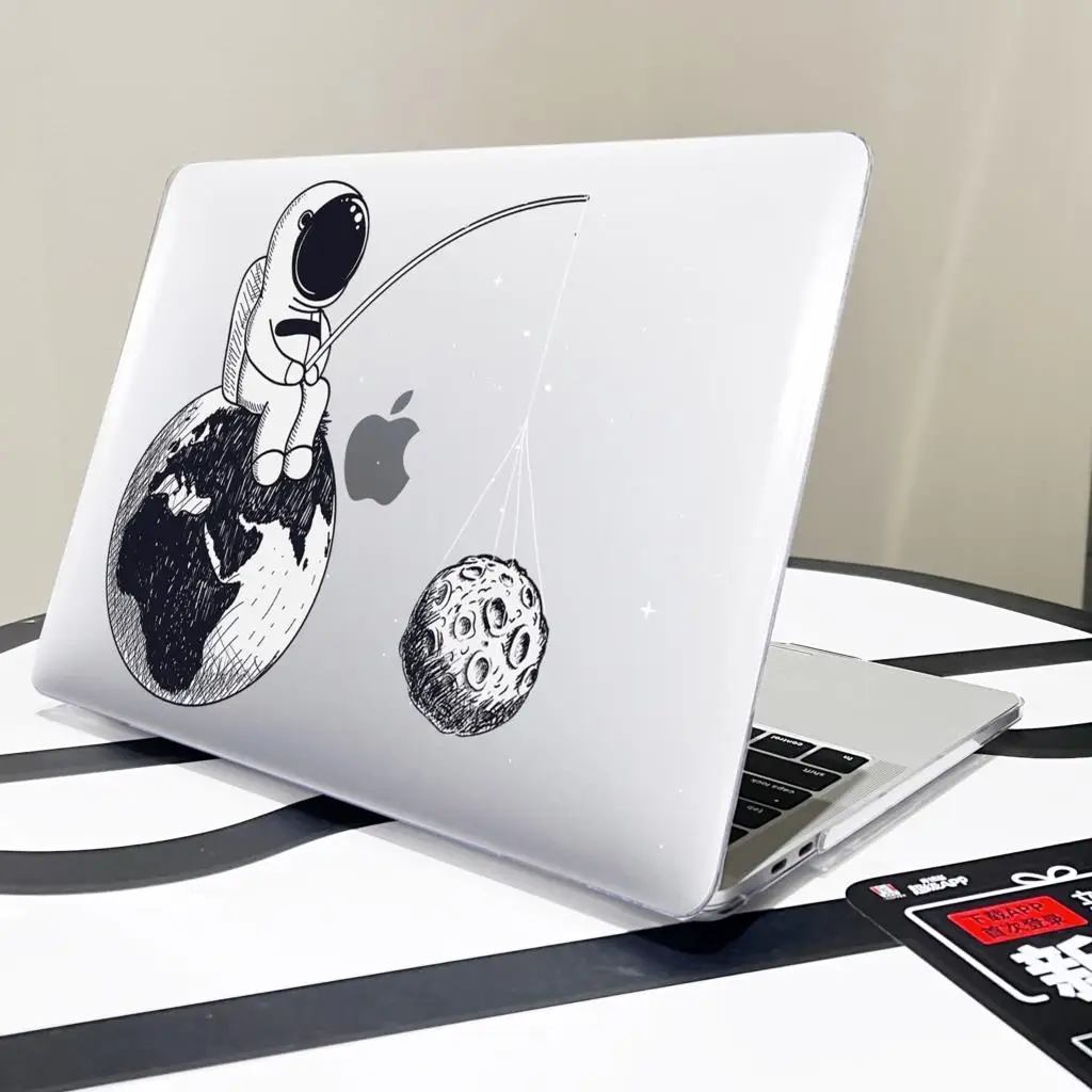 

astronaut Laptop Case For Macbook Air 13 15.3 A2941 2023 M1 M2 Pro 13 14 16 inchA2681A2179A2337A2338A2289 Touch bar/ID cover