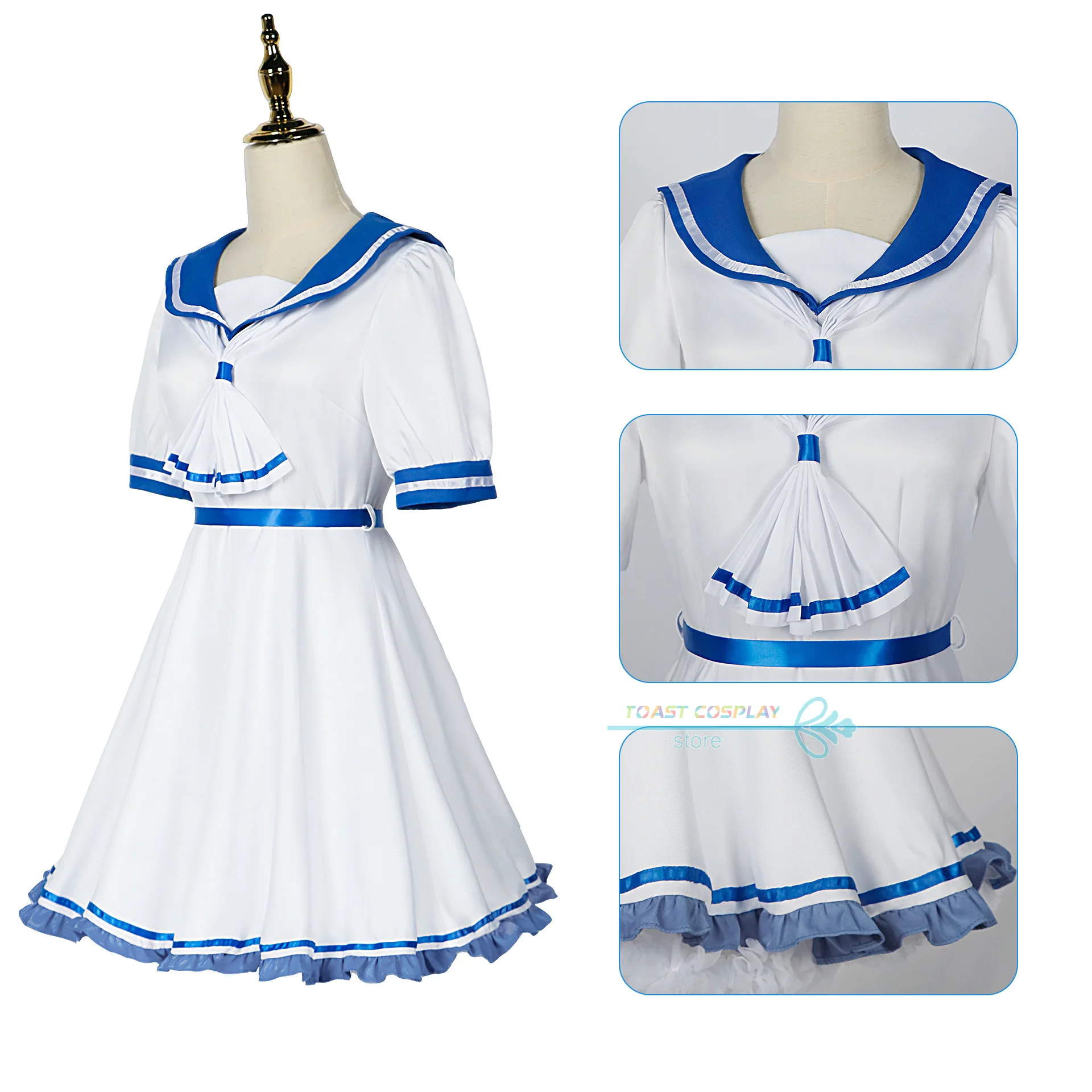 Oshi No Ko Cosplay Costume Sailor Suit Jk Uniform Arima Kana Cosplay Rubii Akuamarin Kurokawa Akane Anime Role Play Dress Wig