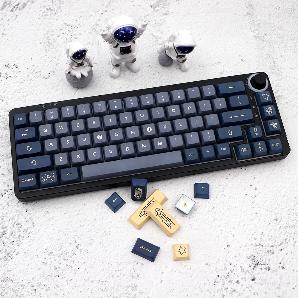 Imagem -03 - Gmk-key Stargaze Keycap Xda Keycaps para Dz60 Rk61 Gk61 Gk64 68 75 84 980 104 Teclado 7u 2.25u 2.75u Split Barra de Espaço