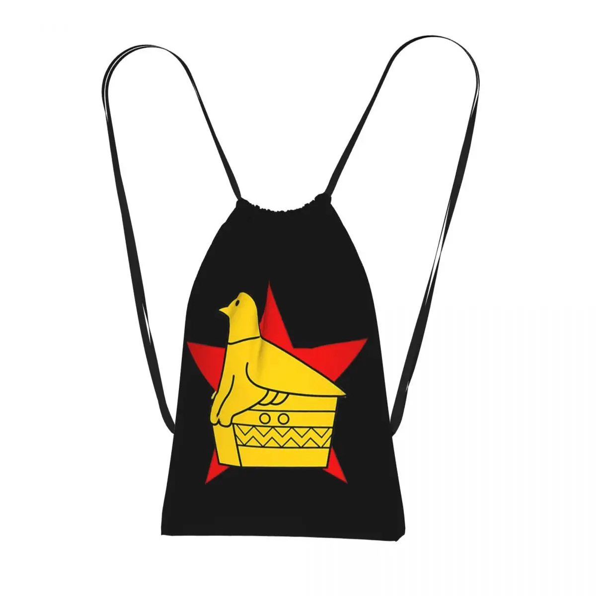 

Zimbabwe Cricket Board Custom Sticker Backpacks Portable Drawstring Bags Sports Bag Book Bags for Travel Students