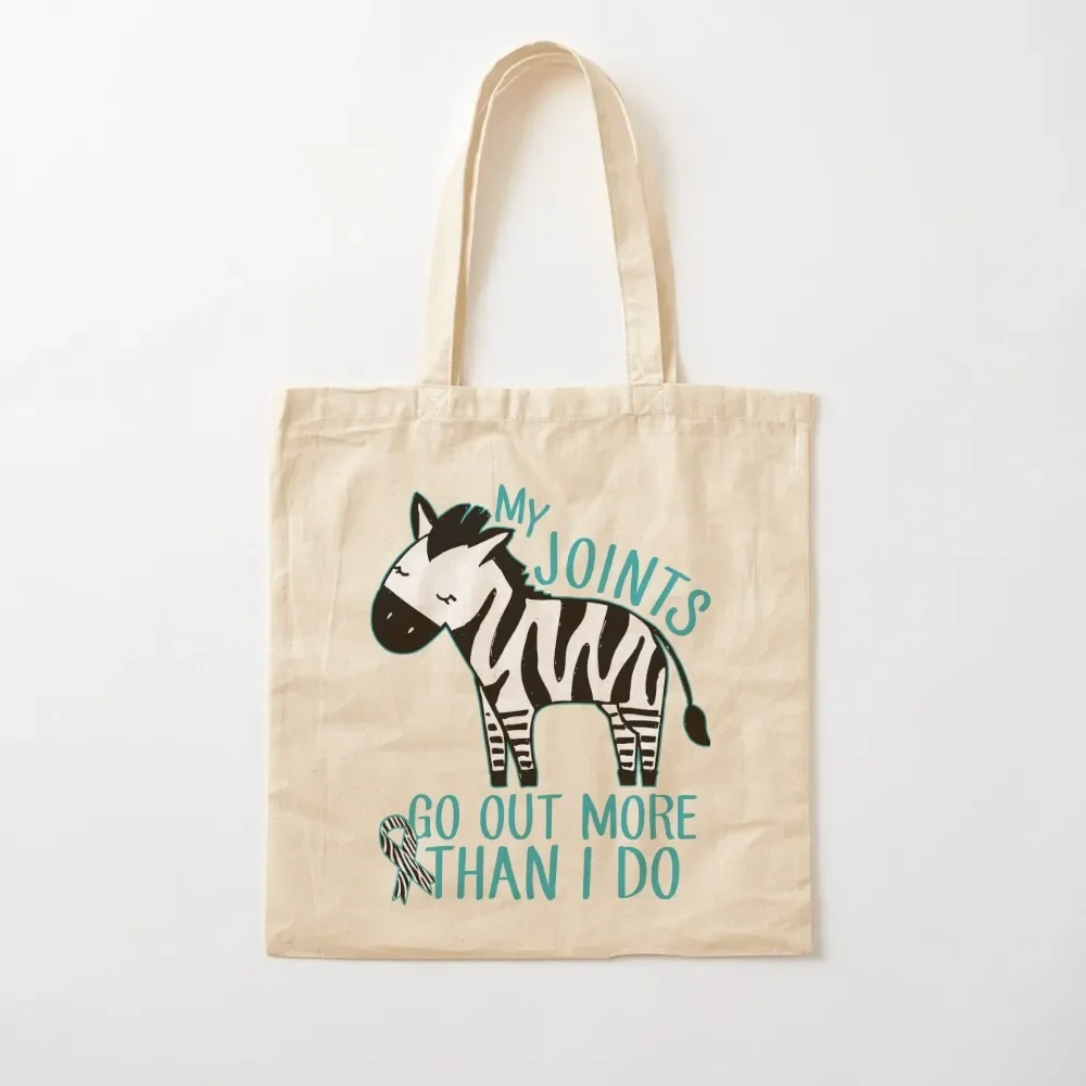 

Ehlers-Danlos: Joints Go Out More Than I Do Tote Bag Women bags canvas bags Tote Bag