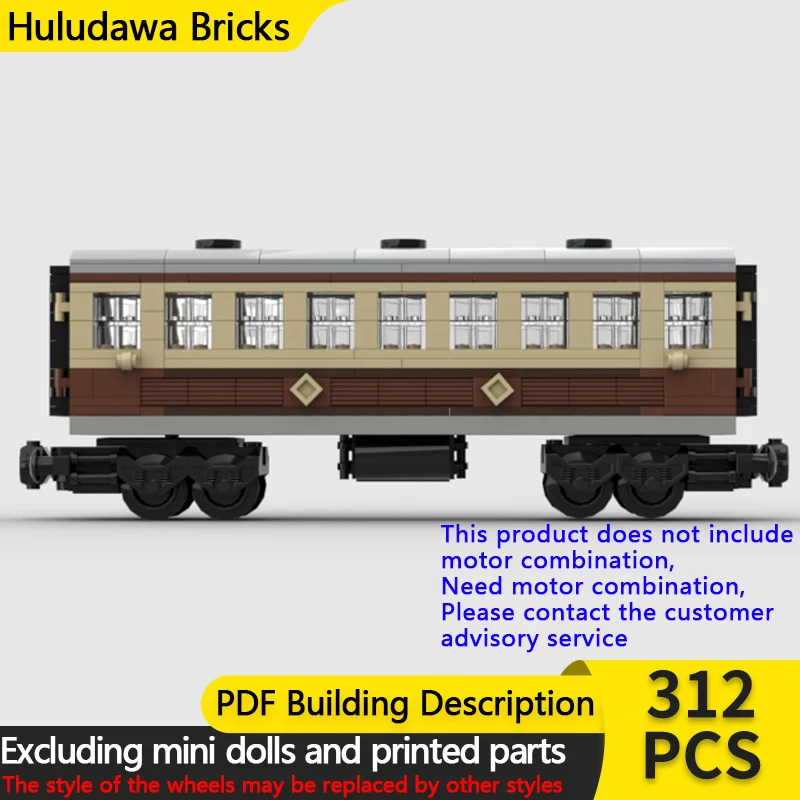 

Конструктор «Городской автомобиль» MOC: высокоскоростной поезд, модульная технология, детские праздничные подарки, игрушки для сборки