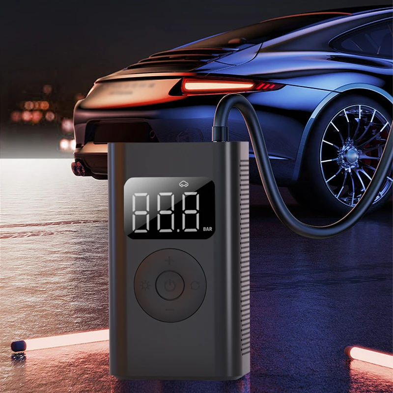 

Car Inflator Air Pump 5V 120PSI Portable Electric Pump Tool Air Compressor Car Motorcycle Bicycle Ball Tire Can Be Used
