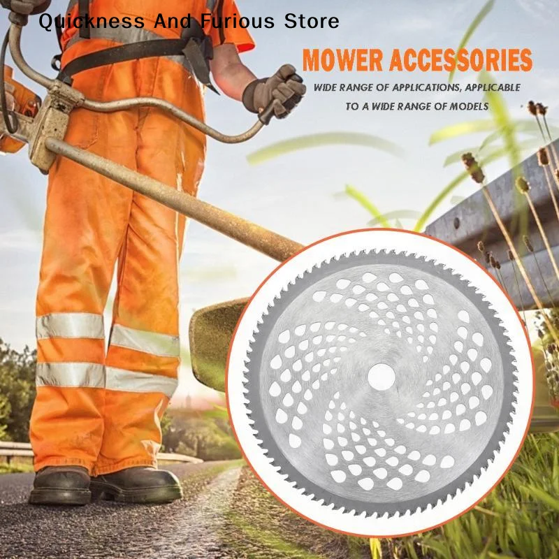 【T】1Pcs Alloy Brush Cutter Blade 40/60/80 Sharp Teeth High Wear Resistance For Garden Lawn Yard Weed Trimming