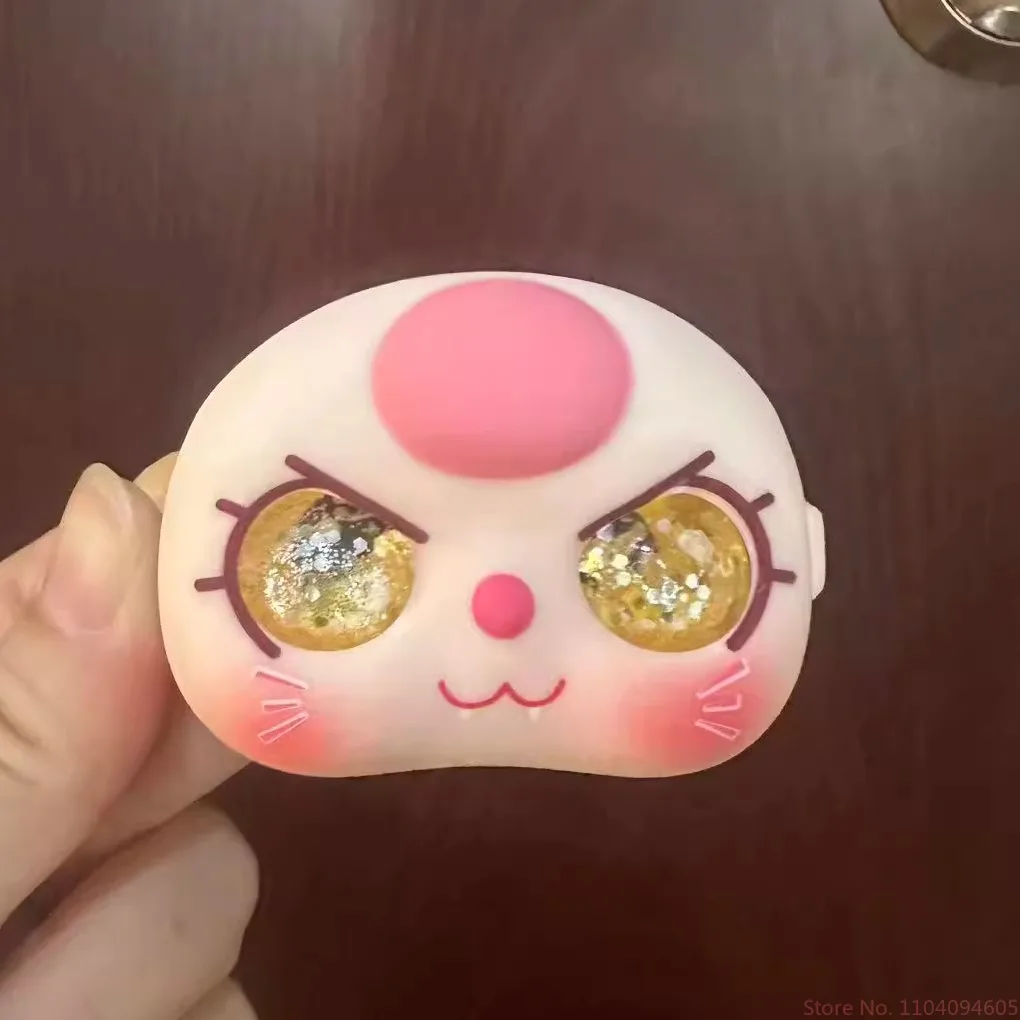 In Stock Hot Suitable For 80% Baby Three Cute Cat Face Expression Handmade Vinyl Faces Substitute High Quality Accessory Toy