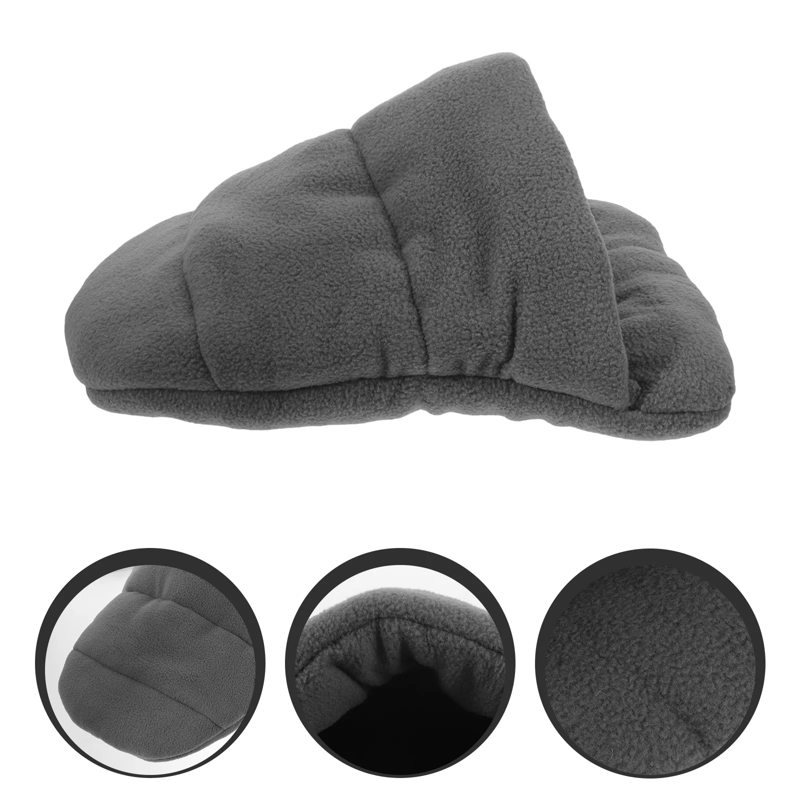 

Pet Cave Bed For Small Pets Warm Nest Mat Portable Sleeping Den For Cat Dog Kitten Rabbit Grey Xs Pet Beds Cat Cave Dog