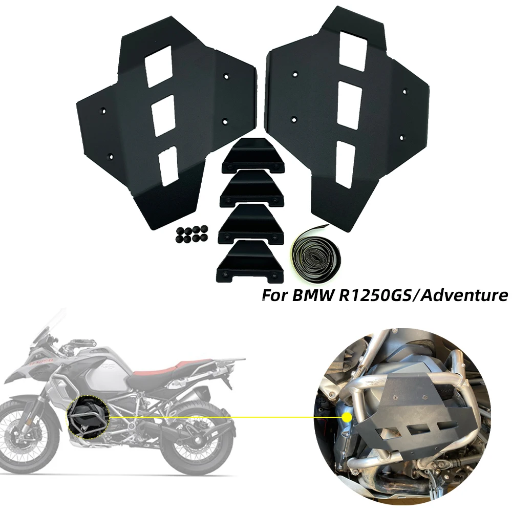 

REALZION Motorcycle Accessories Head Engine Guard Cylinder Protector Cover For BMW R 1250 GS 1250GS ADV R1250GS Adventure