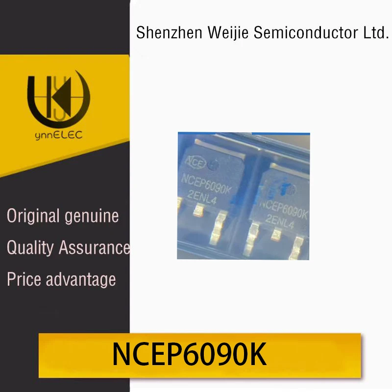 NCEP6090K  N-channel 60V 90A  TO252 package  MOS field-effect transistor chip screen printing