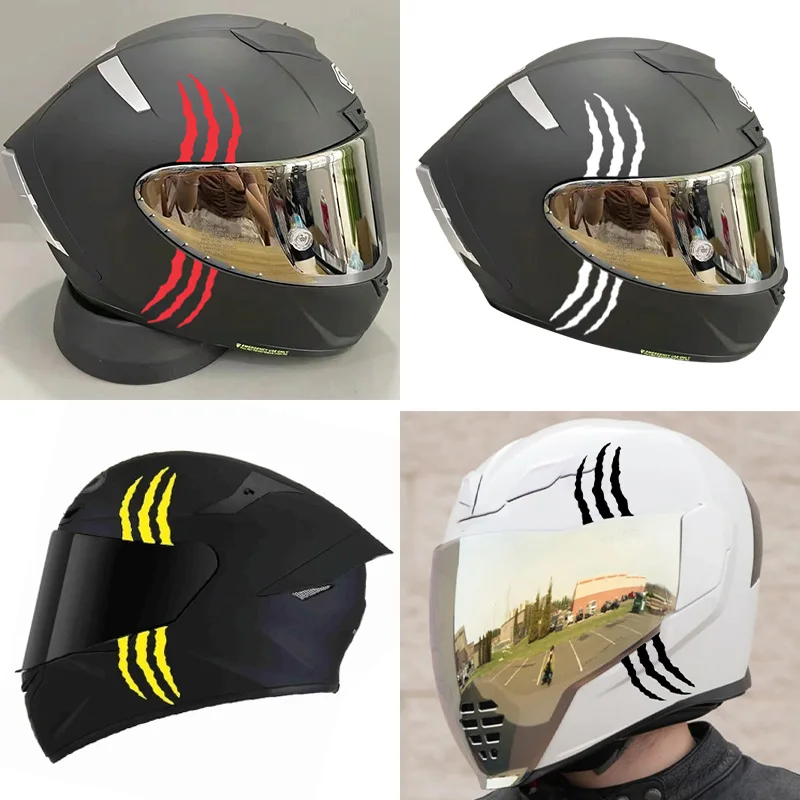 

Мотоциклетные наклейки с когтями монстра, водонепроницаемые, сделай сам, гоночный шлем, скутер, топливный бак, виниловые наклейки, крутое украшение