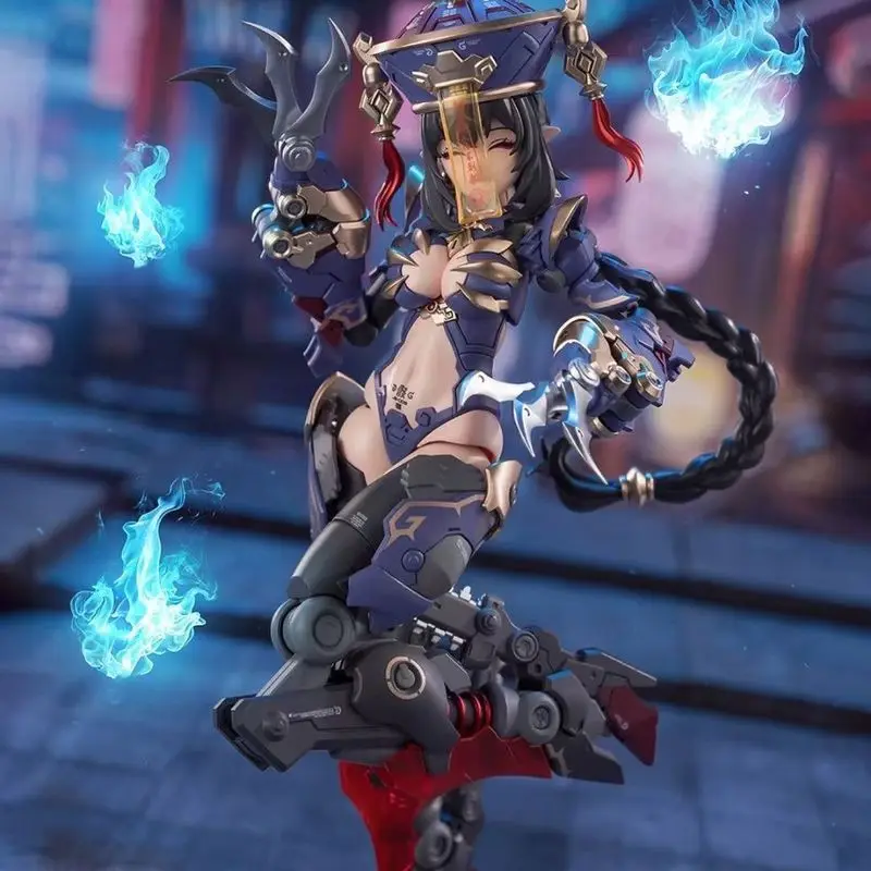 

New 1/12 Hemoxian Medetar Echo Jiulian Zombie Girl Mecha Musume Chinese Original Assembly Model Kit For Fans And Collector Toy