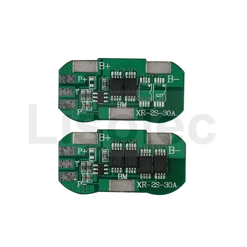 لوحة حماية BMS 2S 18650 فولت 7.4 فولت 8.4 فولت بطارية ليثيوم أيون شحن التفريغ PCB 2S 5A 6A 10A وحدة حماية لوحات الدوائر