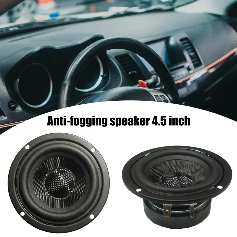 Bass Kuat 4.5 inci 4OHM 30W Speaker Hifi Subwoofer Kerucut Fiberglass Tahan Air