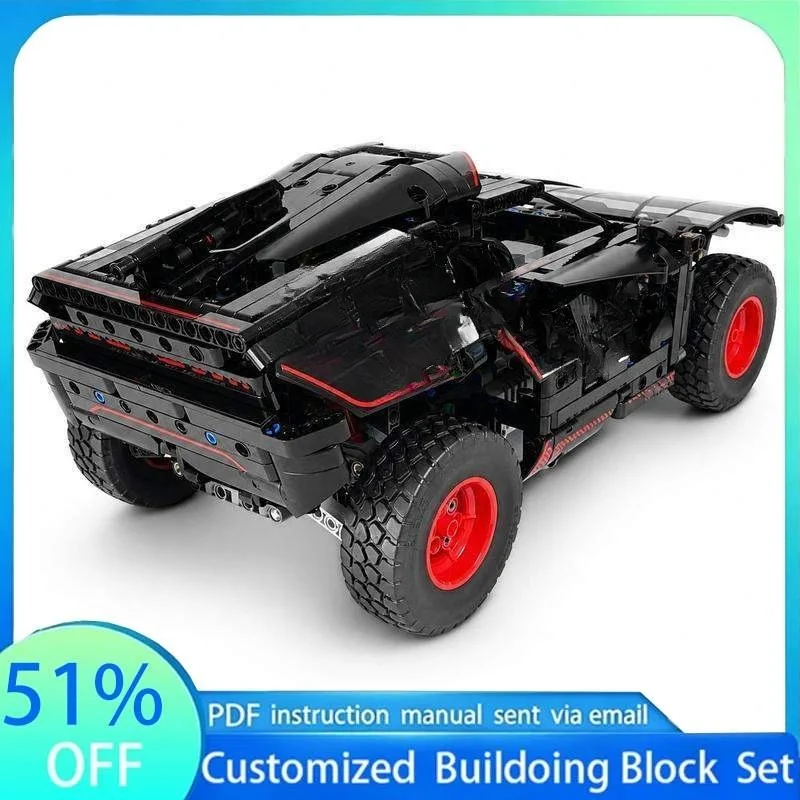 1103 PCS Desert Rally Car RC MOC Model Building Blocks Off Road Racing Vehicle DIY Assembly Toy Creative Collection Gifts Idea