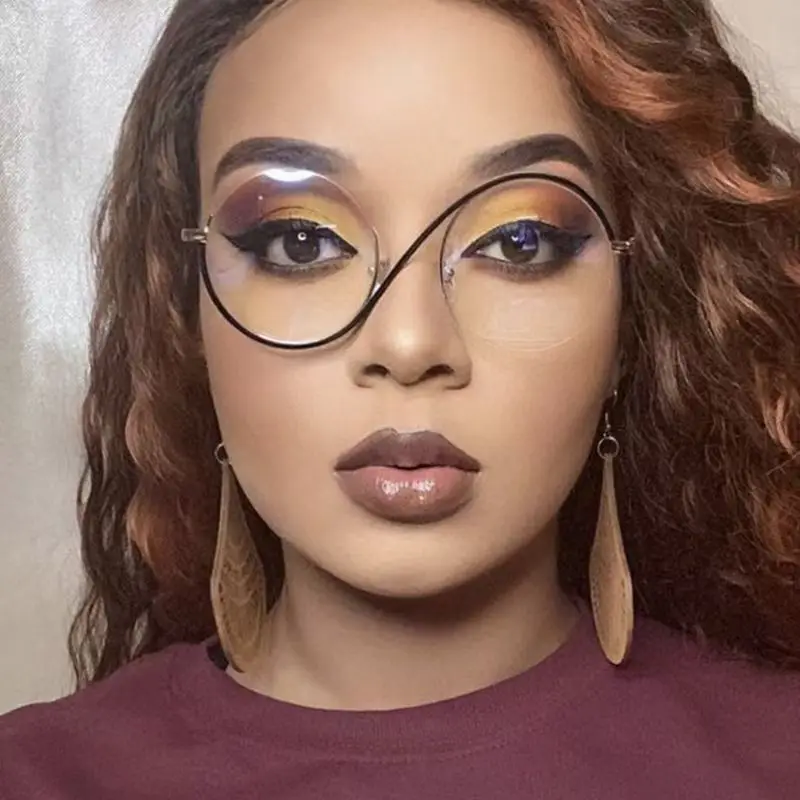 نظارات مضادة للضوء الأزرق تحجب الإشعاع نظارات الضوء الأزرق إطار الكمبيوتر الراتنج لين تريند عدسات شفافة نظارات الكمبيوتر #2