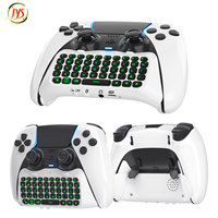 Mini Keyboard with Green Backlit for PS5 Dual Sense Edge Controller