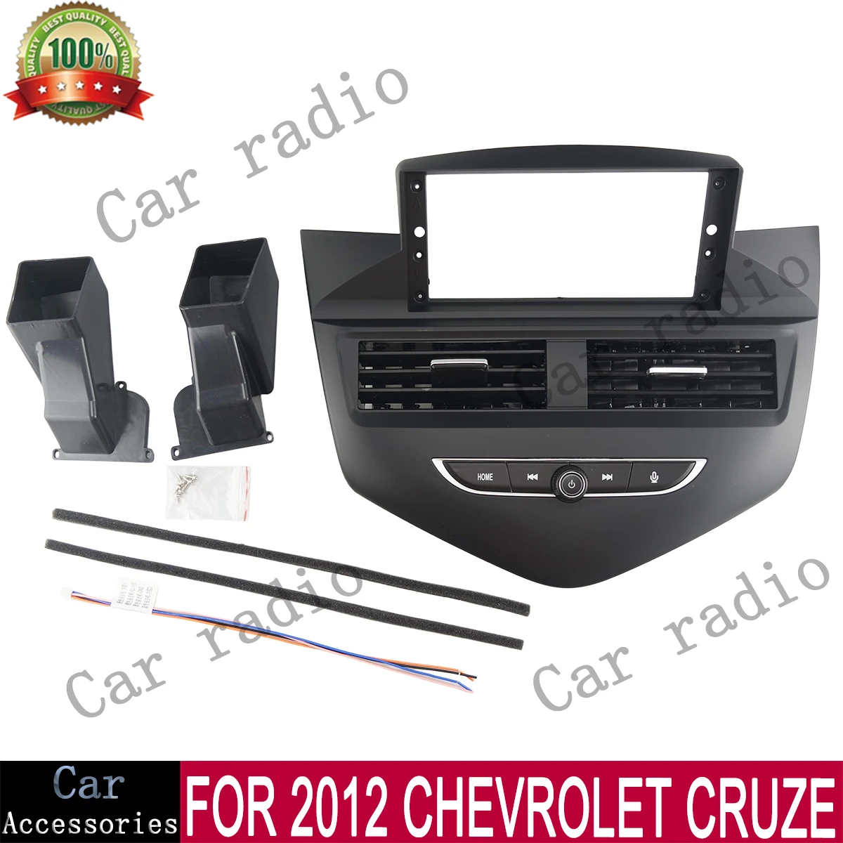 

For 2012 CHEVROLET CRUZE 12.3 Inch Car Radio Android Stereo Frame Player Head Unit Fascia Panel Dash Board Cover