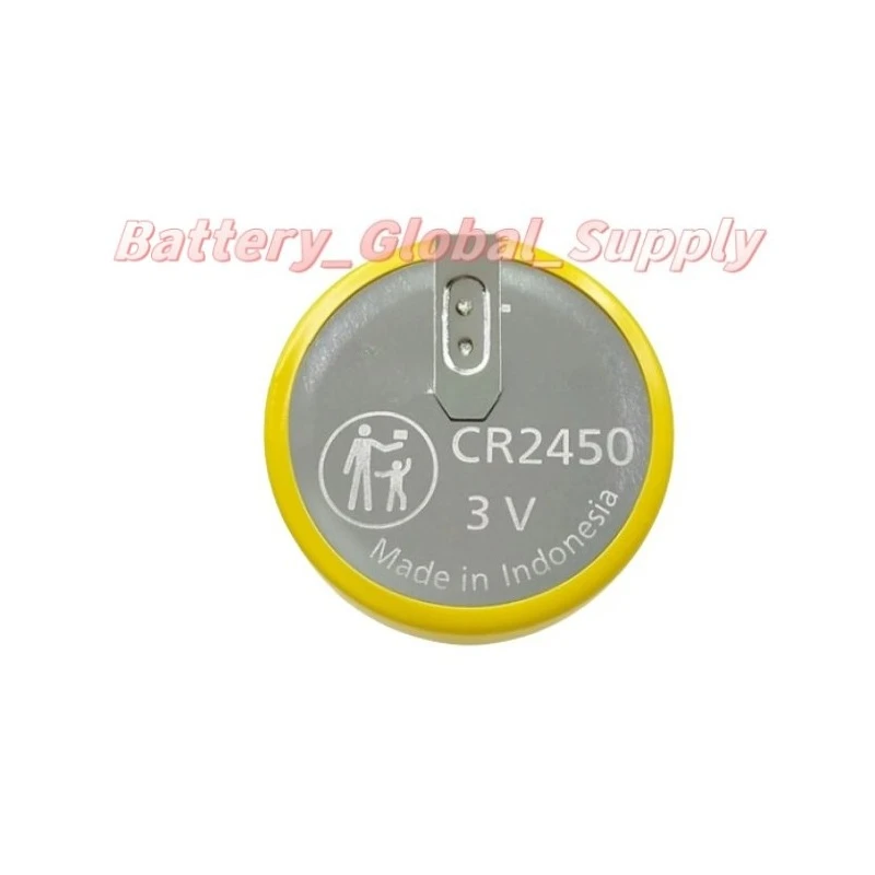 

CR2450 3V button battery with 20mm welding feet, good quality 1 piece, brand new -