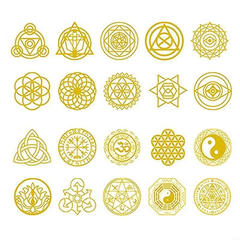 

Copper Orgonite Sticker Supplies Flower Invitation Sticker Epoxy Resin Craft