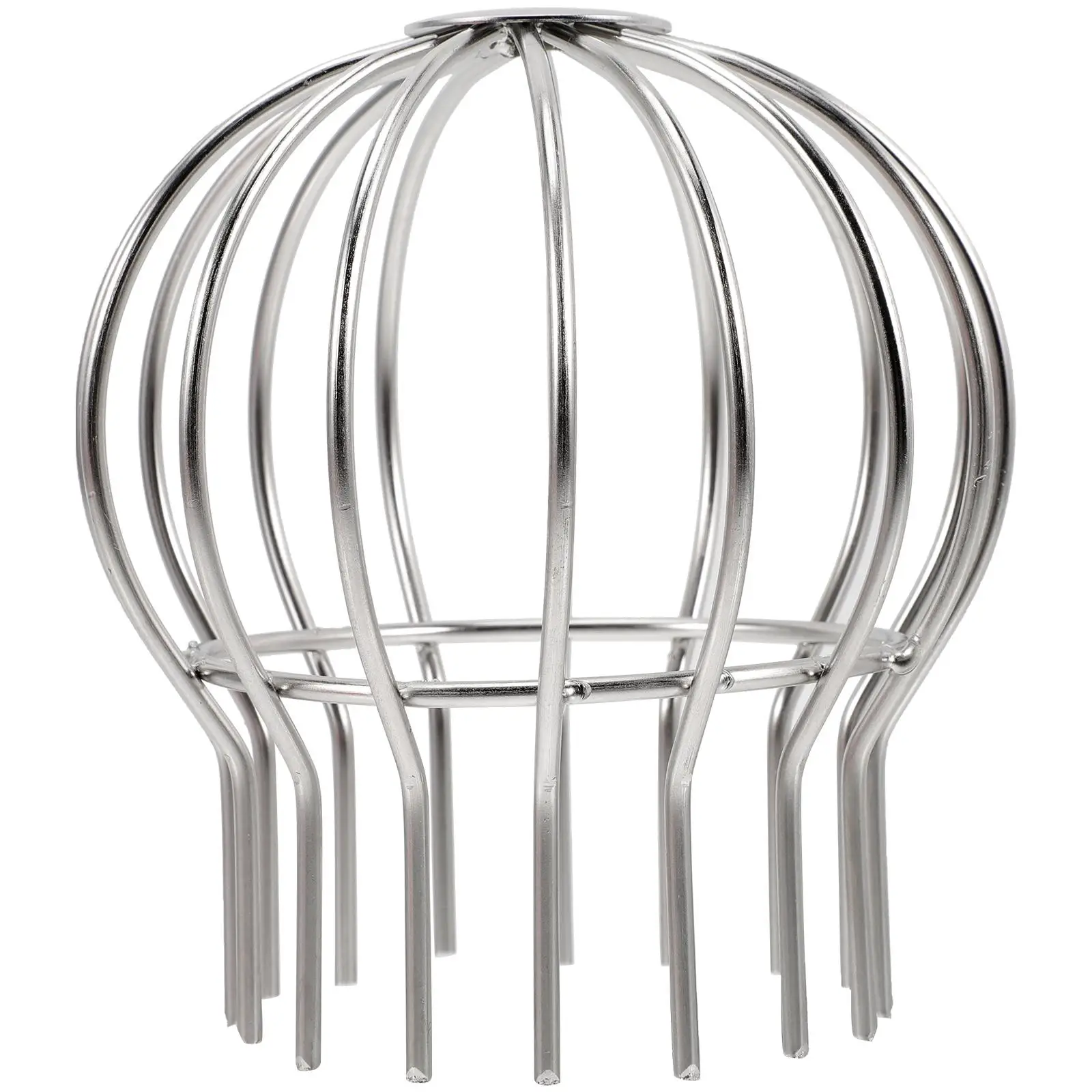 Stainless Steel Gutter Guard Downspout Strainer Roof Drain Filter Cover Anti Clog Water Slot Gaps Easy Wash