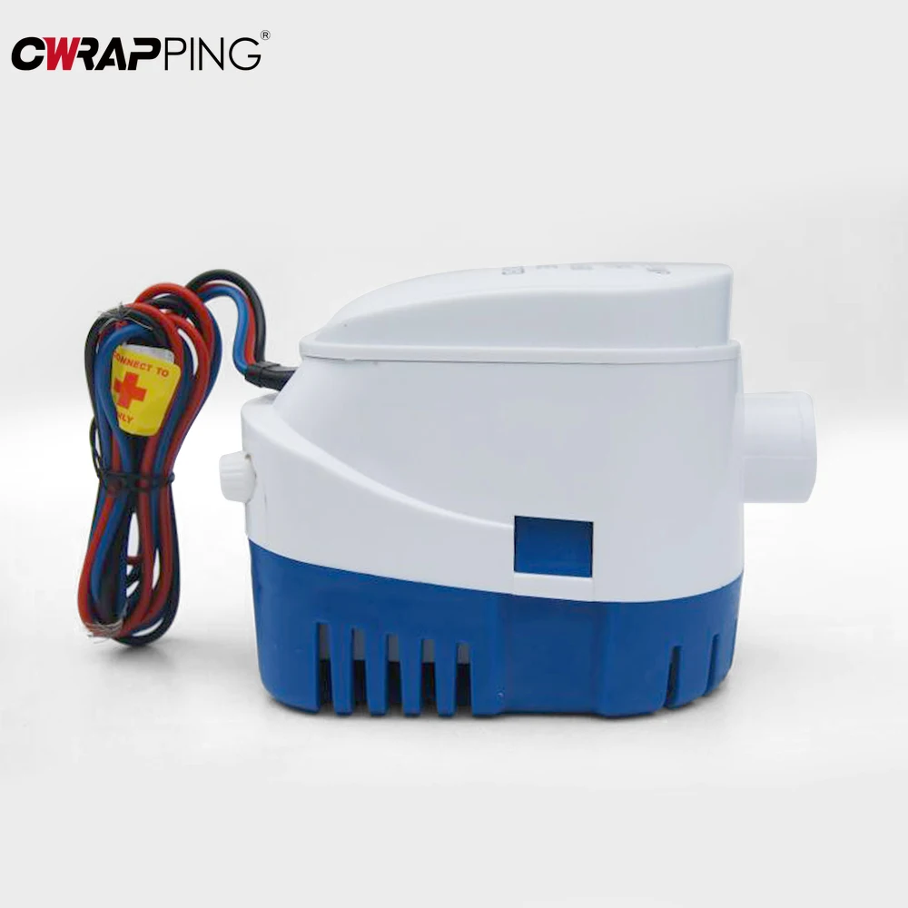 1100GPH 12V Automatic Boat Water Pump Float Marine Yacht Equipment Bilge Inflatable Motorboats Fishing Boat Supplies Accessories