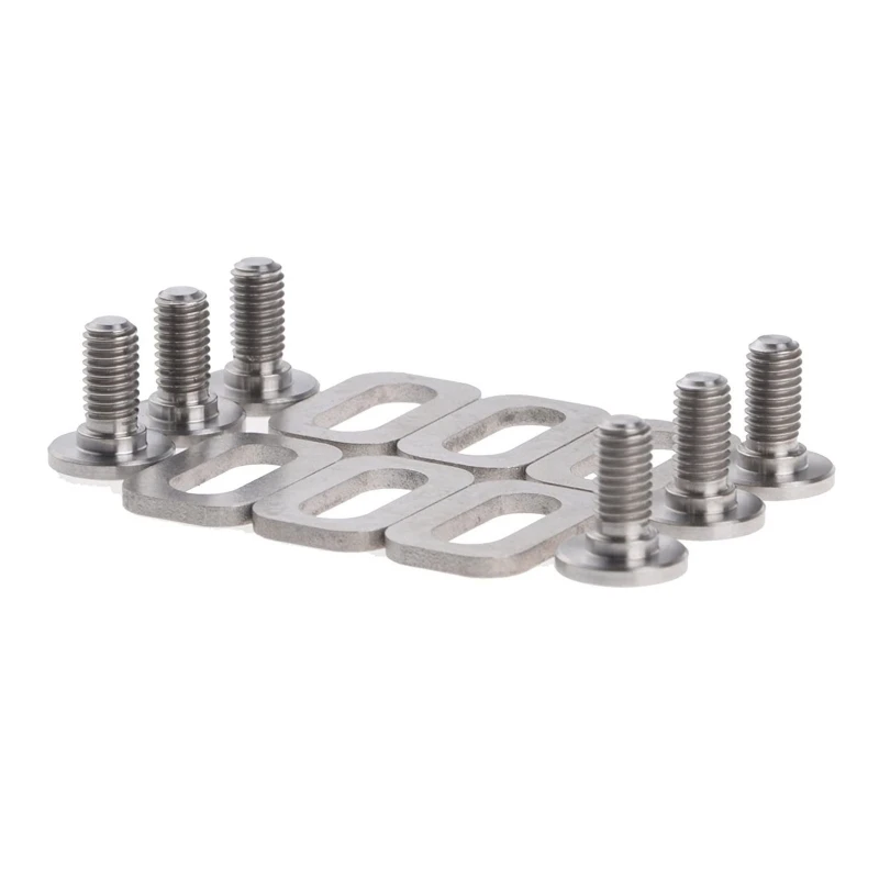 Description Picture 3 of item6 Pcs for Titanium Alloy Pedal Cleats Bolts Spacer Self-locking Pedals Bolts Screws Set for LOOK KEO Bicycle Mountain Bi