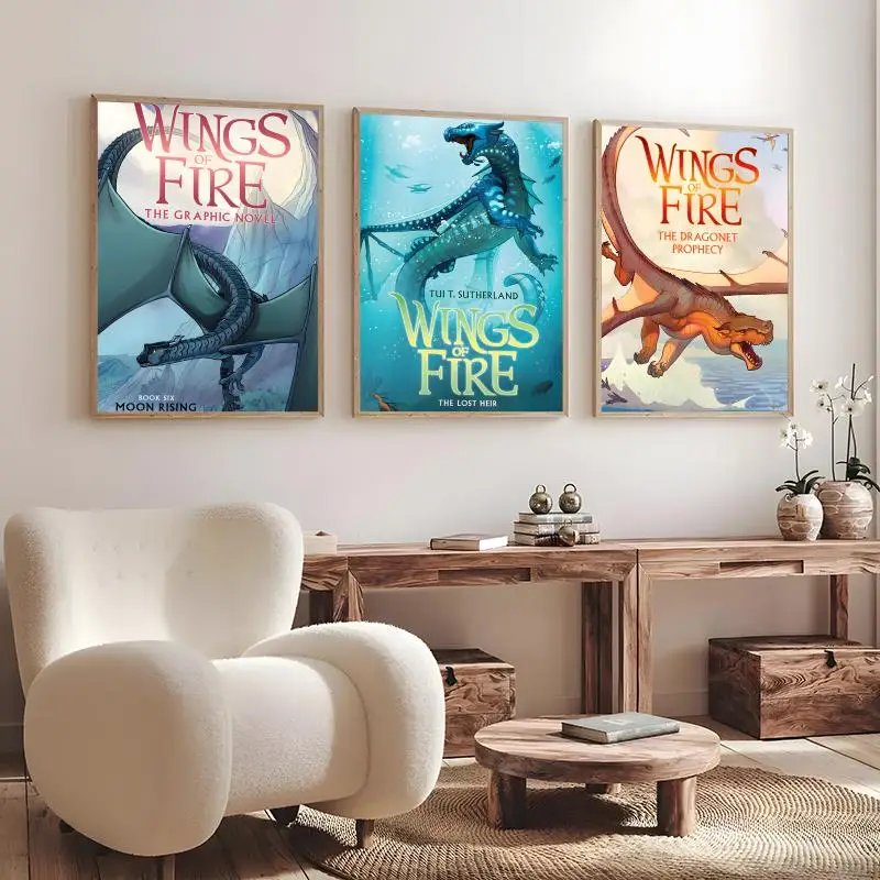 Novel W-Wings Of Fire Poster High-Quality And Affordable Wall Stickers For Dormitory And Living Room